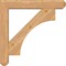 Ekena Millwork Westlake Craftsman Smooth Bracket w/ Offset Brace, Western Red Cedar, 5 1/2"W x 28"D x 28"H BKT0604X28X28WTL04SWR - alternate 3